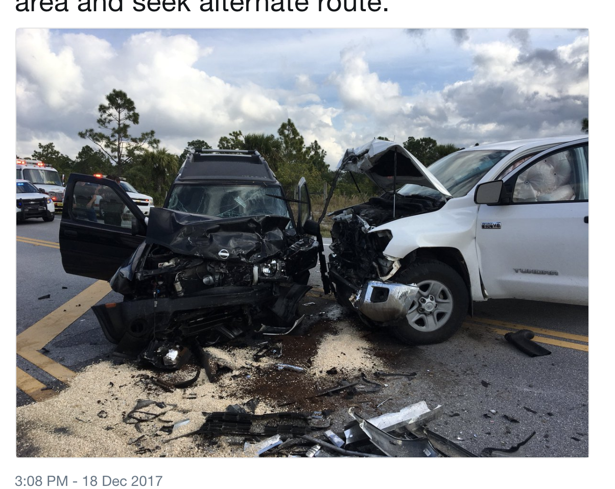 Citrus Blvd Nears Banks In Martin County Closed Due To Accident Treasure Coast Local News Local Events