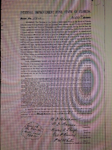 Deed of Disston lands sold to Reed.